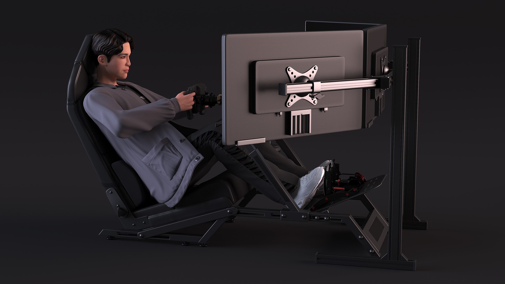 3D model Man Sitting in a Racing Simulator Rig https://p.turbosquid.com/ts-thumb/sB/yWafJ7/eO/mansittinginaracingsimulatorrig3dmodel008/jpg/1682334591/1920x1080/fit_q87/96ce6a037000dce3c067b3d35ce86270d414ce47/mansittinginaracingsimulatorrig3dmodel008.jpg