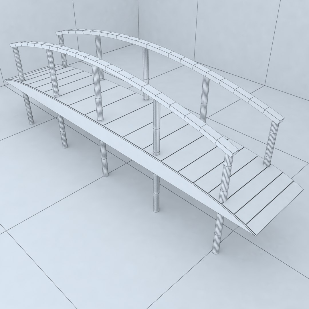 3d bridge design model