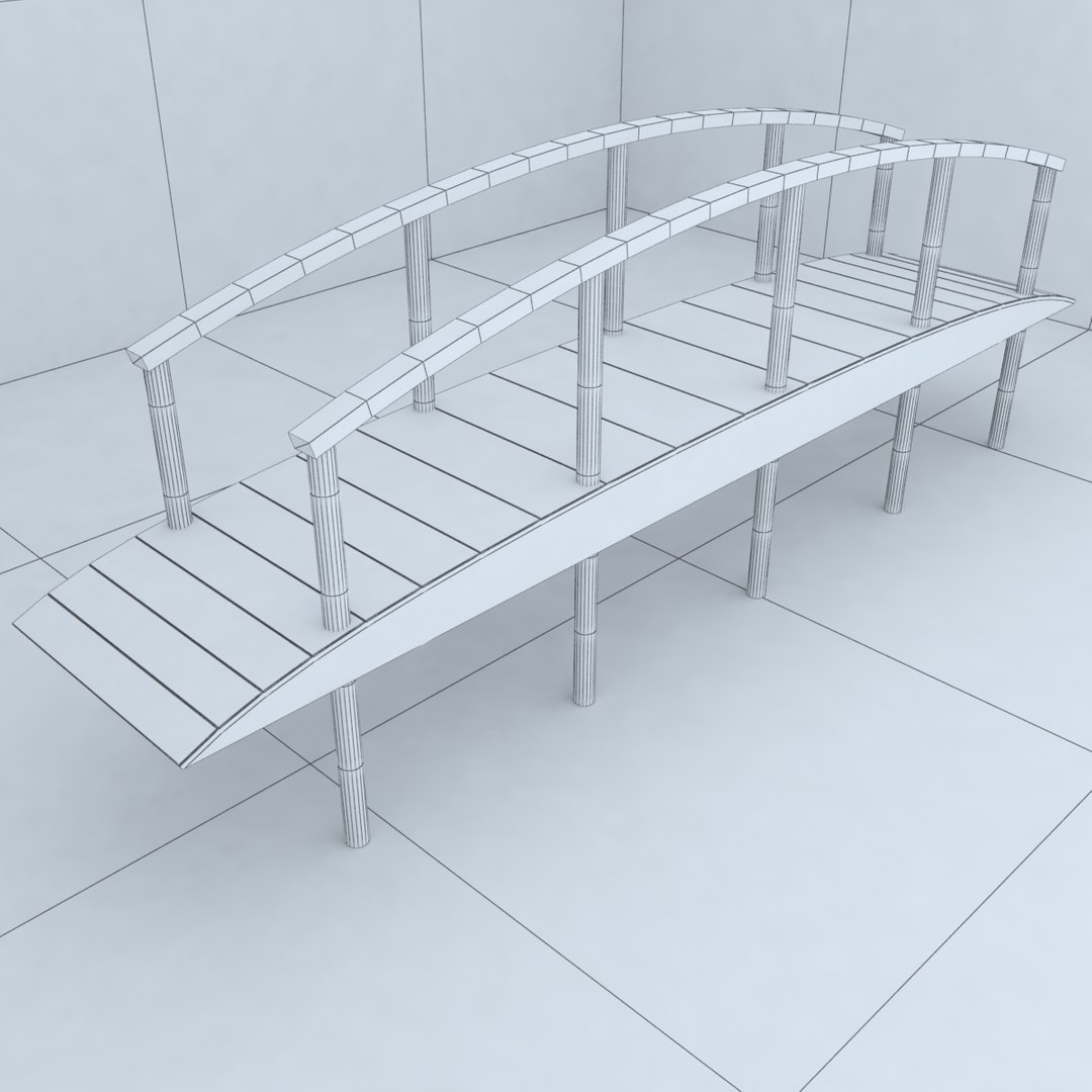 3d bridge design model