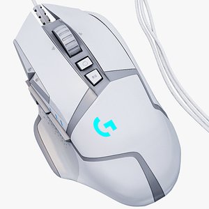 Logitech G502 White Computer Mouse PBR