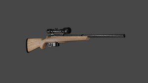 3D model Bolt Action Rifle
