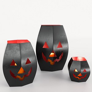 halloween lantern 3d model