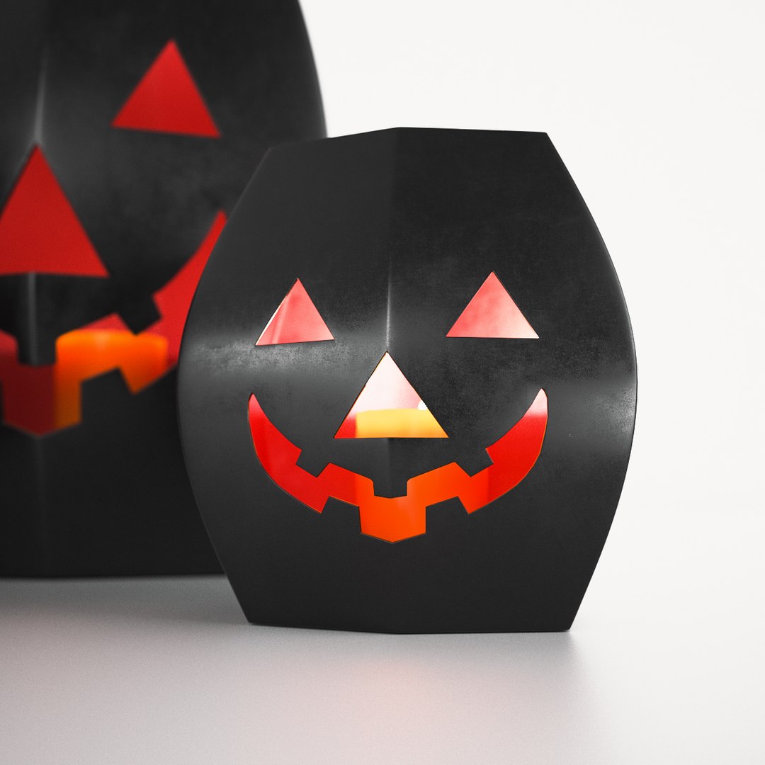 halloween lantern 3d model