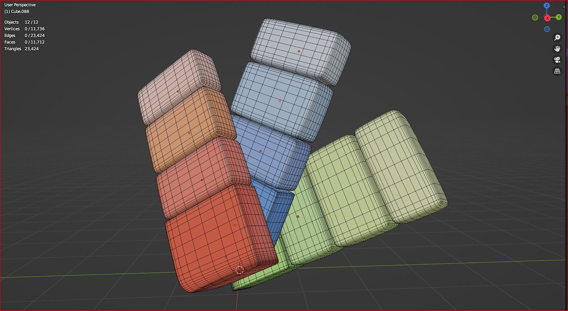 Palette Flat Icon 3D Model - TurboSquid 2076085