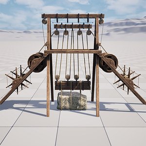 Traditional Korean pulley crane Geojunggi