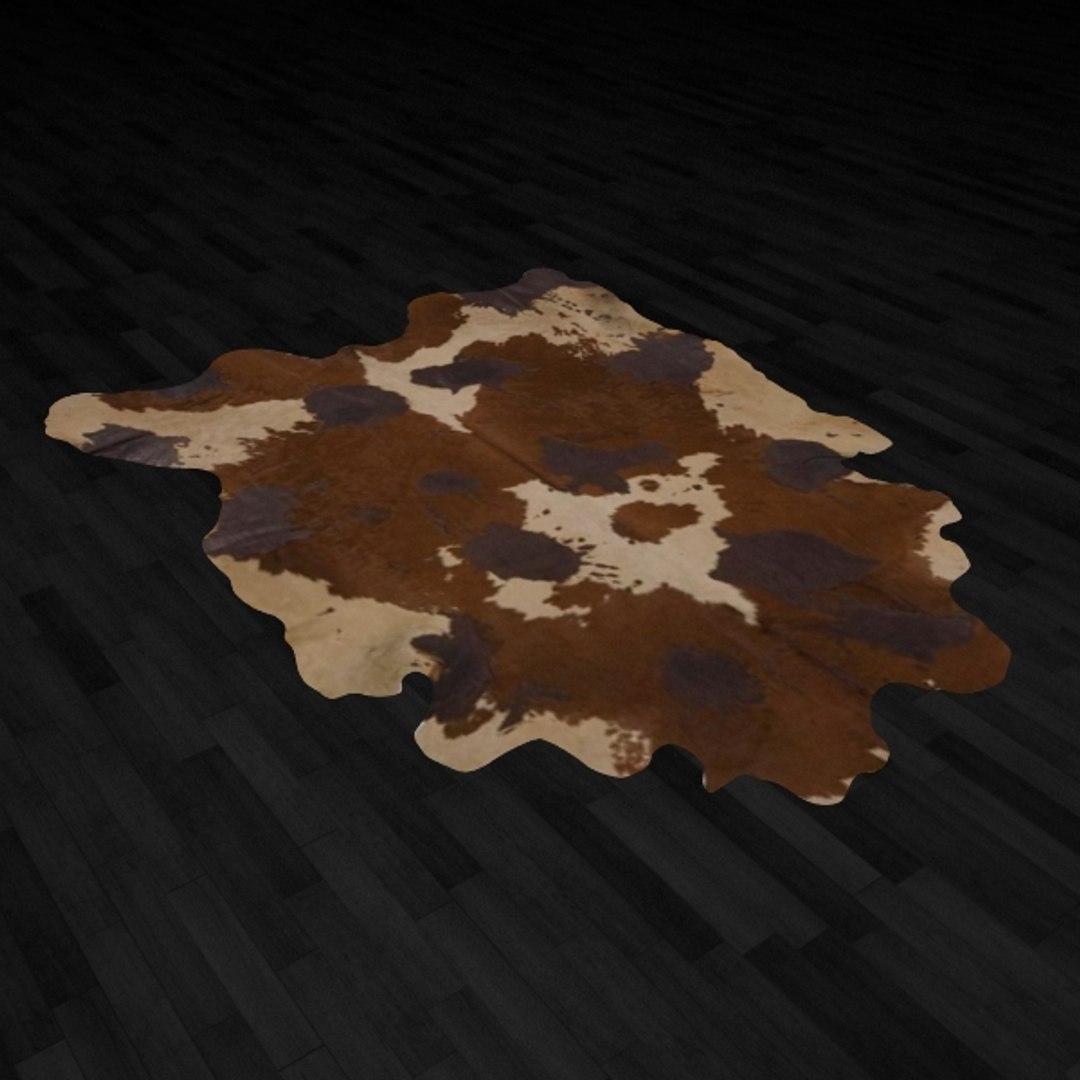 3d model fur rug skin