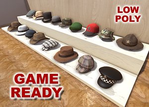 3d hats caps games