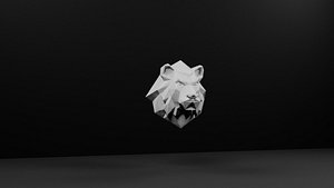 Lion Head Scupture 2