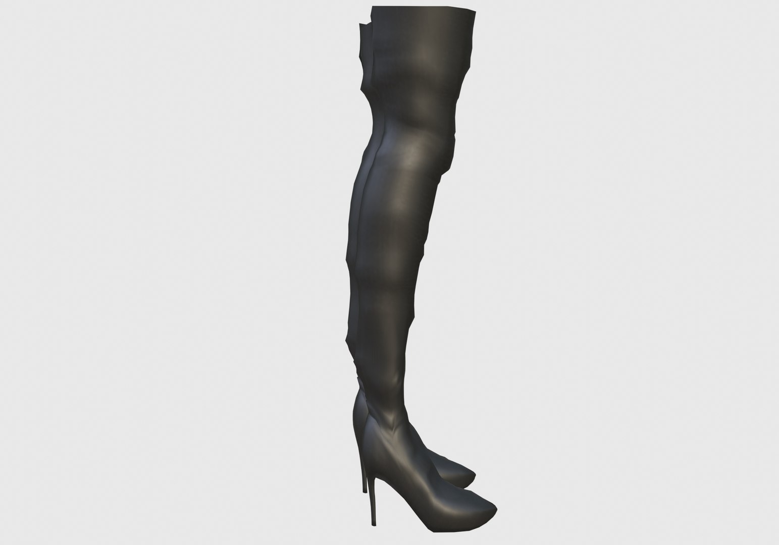 3D Model High Heel Boots - TurboSquid 1959369