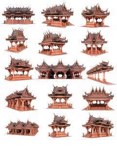 3D pagoda city pack 21