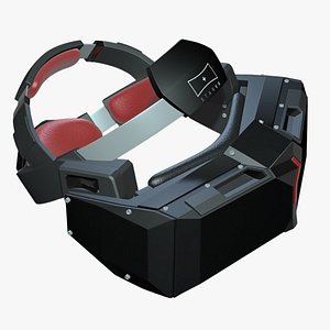 3d headset vr star model