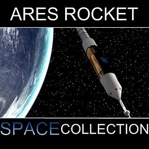 3d model ares rocket