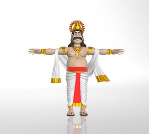3D king mahabali