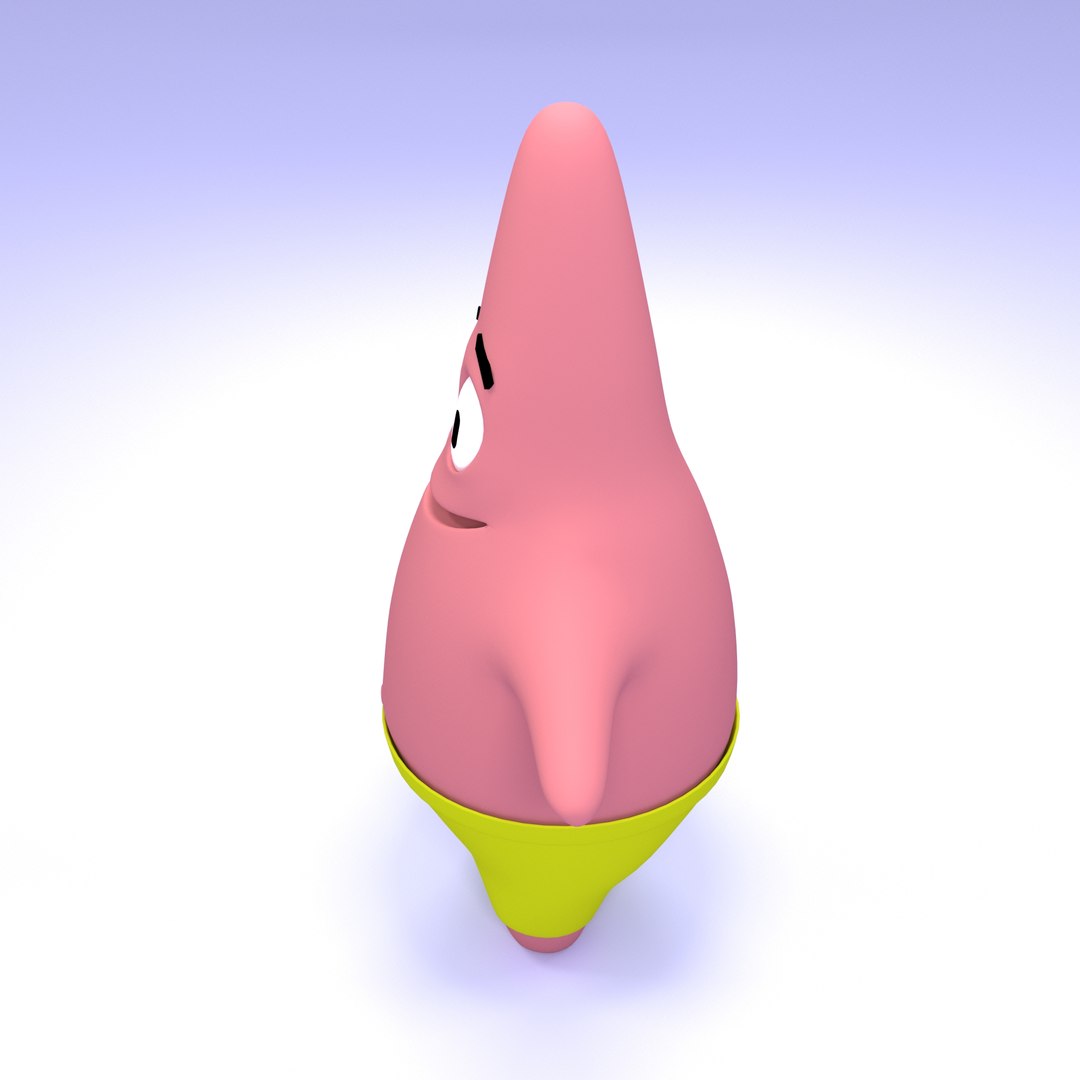 Patrick Star Spongebob 3D Model - TurboSquid 1737344