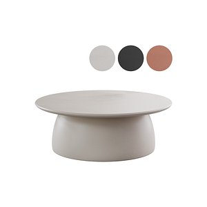 Coffee table in Wabi-Sabi style 3D model