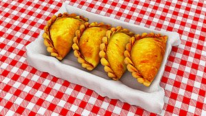 Curry Puffs 3D