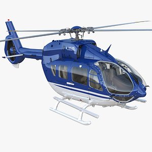civil helicopter airbus h145 3D model