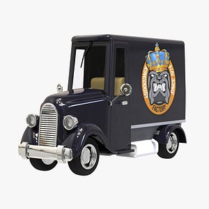 cartoon truck vehicle car 3D model