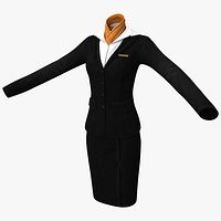 Female Flight Attendant Clothes