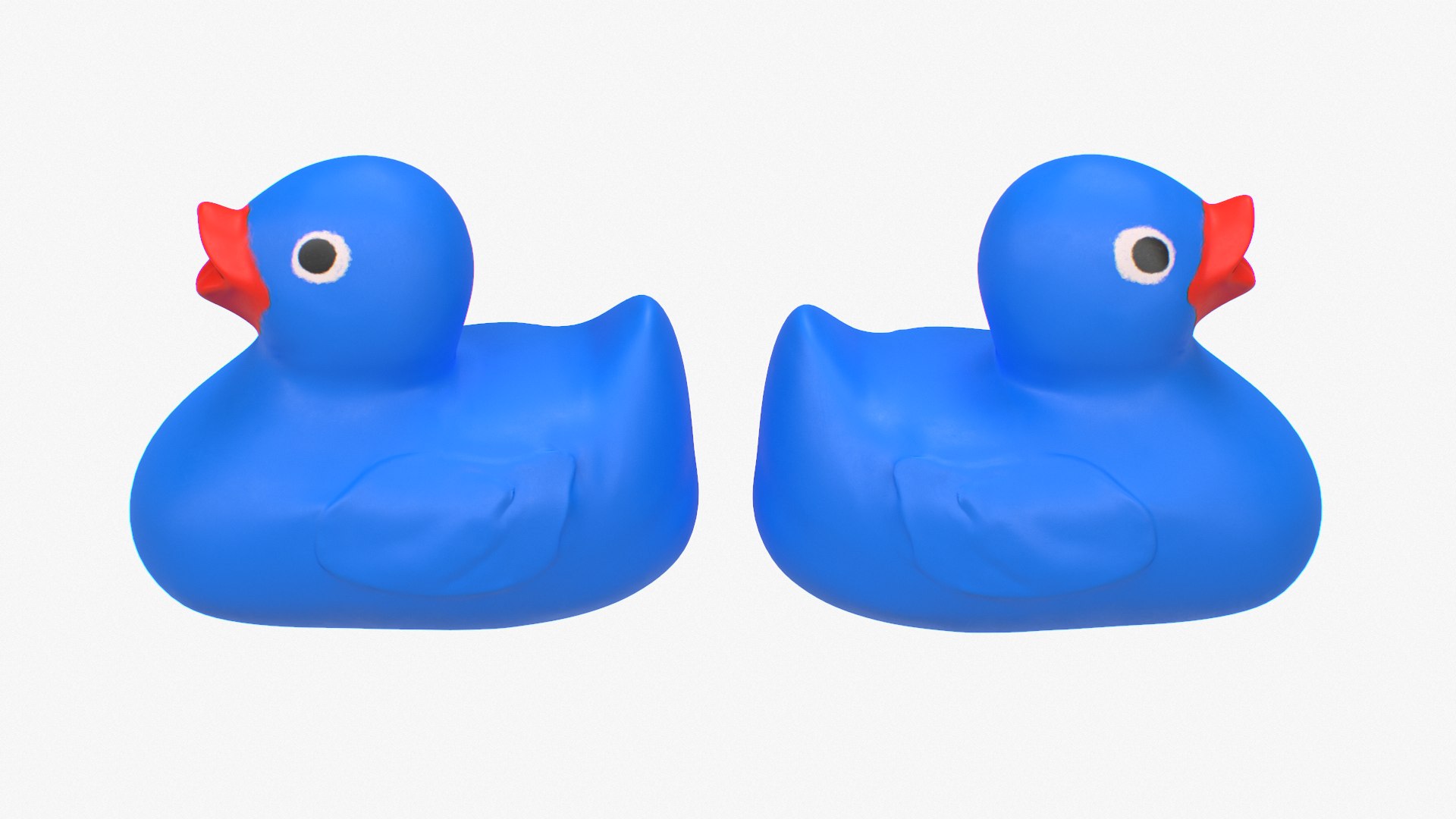 3D Model Rubber Duck Blue - TurboSquid 1863045