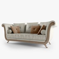 Klimt Neoclassic Leather Sofa