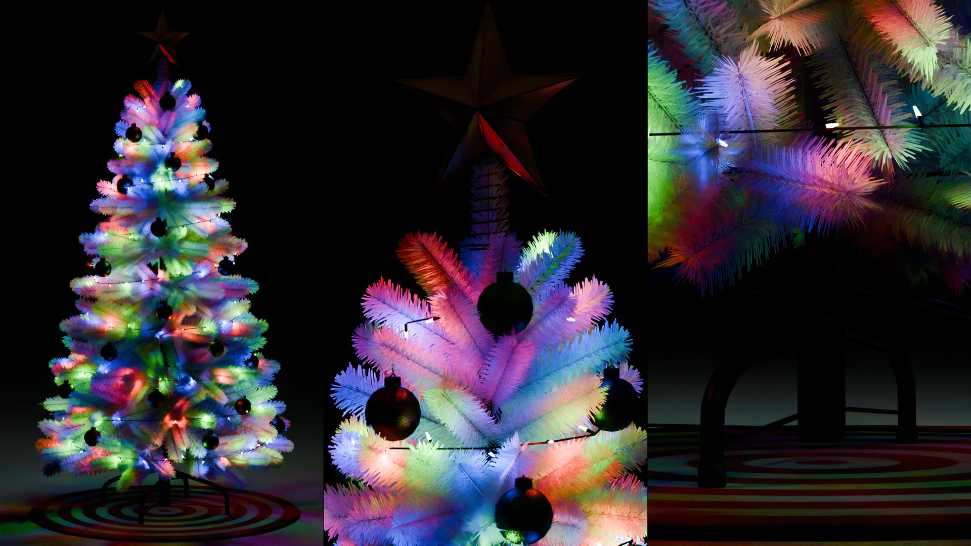 3D Christmas Tree - 3 Color Variants model https://p.turbosquid.com/ts-thumb/sC/jSn01e/Ke/christmastreewhitenight/png/1738393791/1920x1080/fit_q87/9647a54e1825024b1e9510eb311beb1411c364ea/christmastreewhitenight.jpg