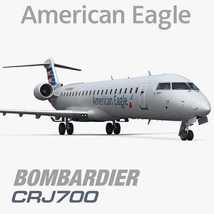 max bombardier crj700 american eagle