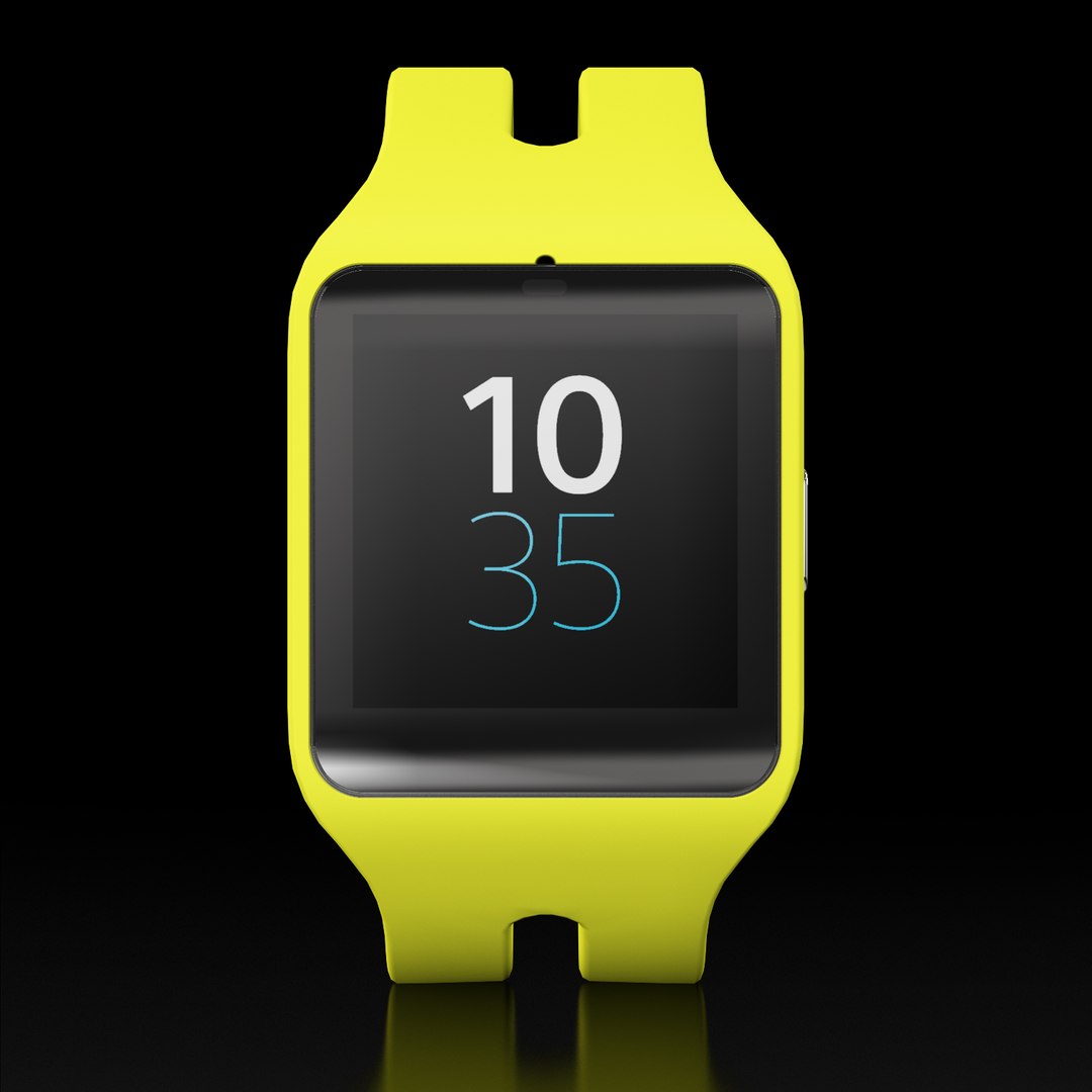 Sony 0 SmartWatch - Yellow SWR50 3D Smart Smartwatch Download