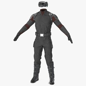 Futuristic Soldier Suit 3D model