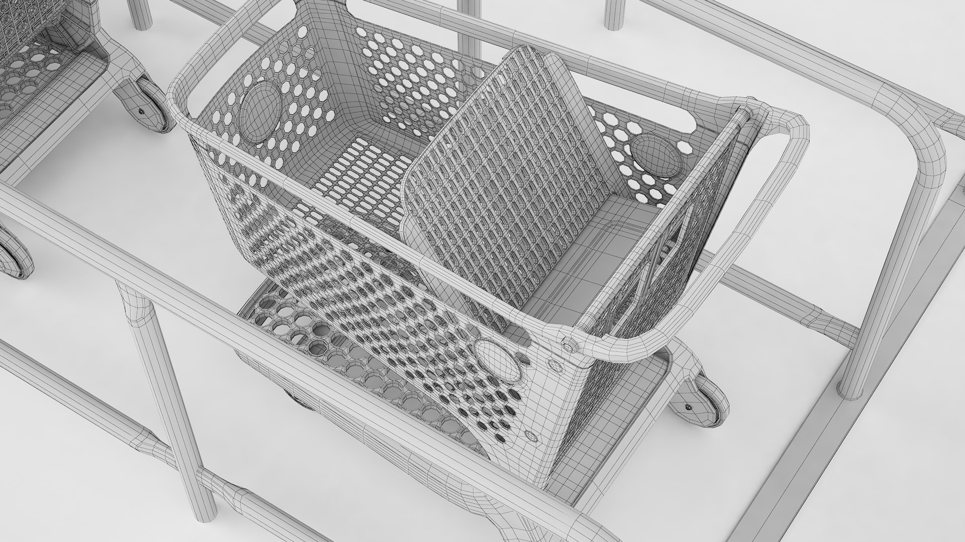 Shopping Cart Return 03 3D model TurboSquid 2019313