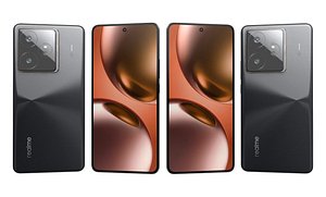 3D Realme GT 7 Black India