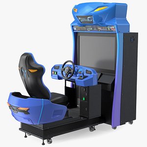 Storm Racer G Motion Deluxe Driving Arcade Machine Off