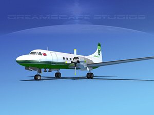 3d model propellers convair cv-580