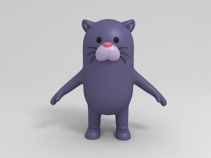 panther character cartoon 3D