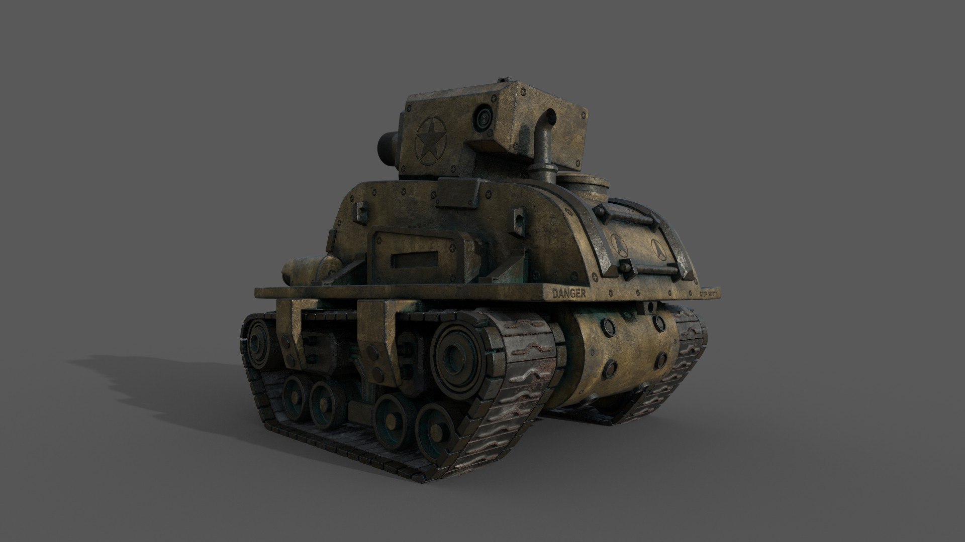 Small Tank 3D Model - TurboSquid 1855800