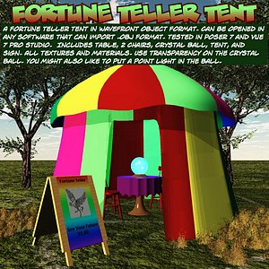 obj fortunetellertent fortune teller tent