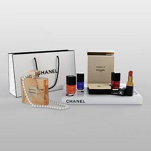 3D chanel cosmetics set