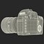 digital camera canon eos 3d model
