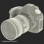 digital camera canon eos 3d model