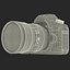 digital camera canon eos 3d model