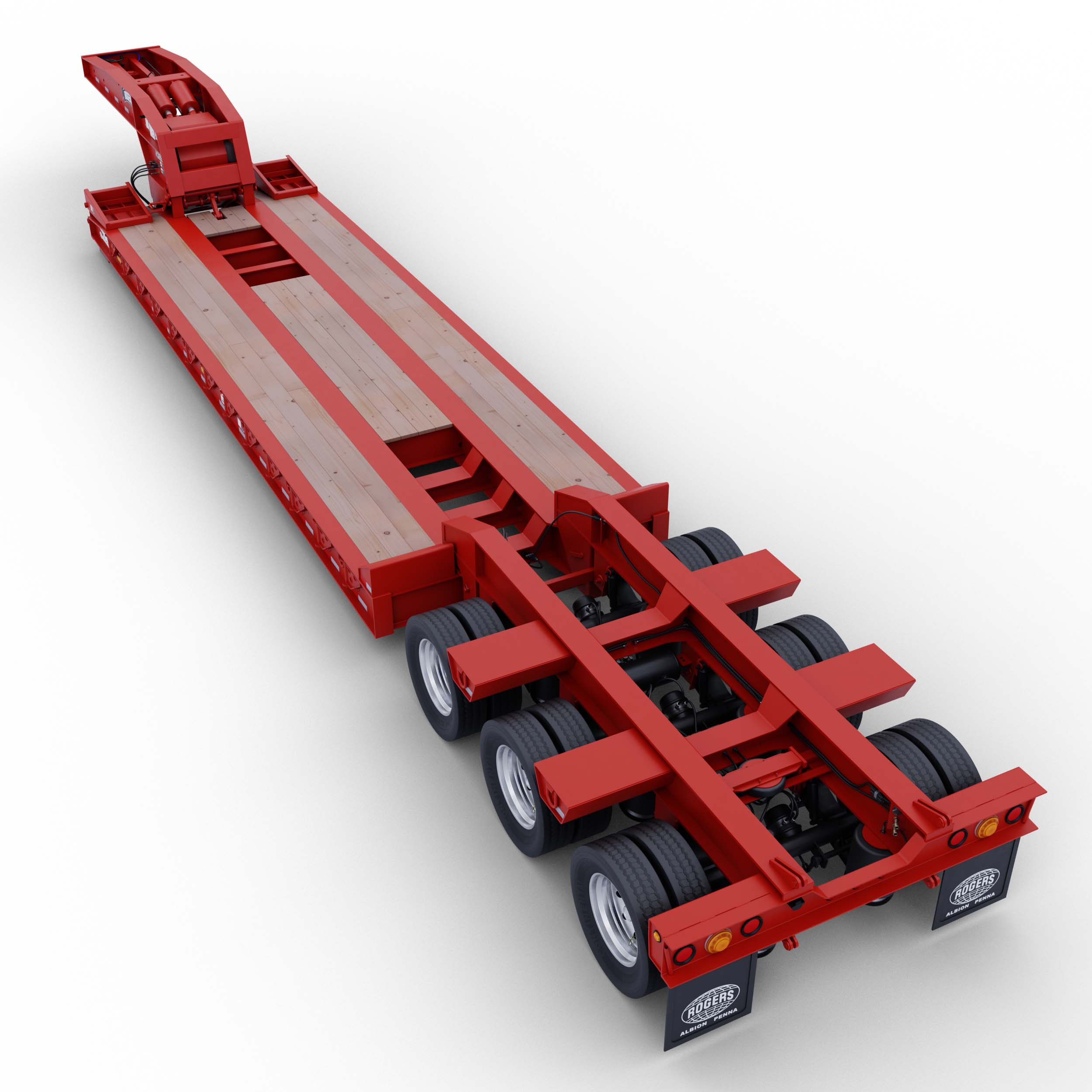 2003 Rogers SP50 Lowboy 3D model - TurboSquid 1935752