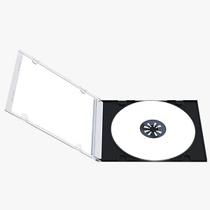 3D cd slim package mockup