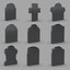 Tombstone are a set of nine models