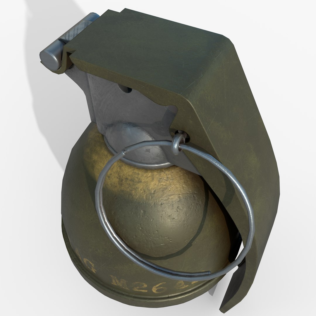 Grenade M26 model https://p.turbosquid.com/ts-thumb/sD/ShPlHo/3c/4/png/1687699450/1920x1080/fit_q87/253d6463e492b6bf8a4d4a99710f13af4f447a16/4.jpg