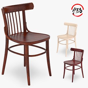 chair small viennese 3D model
