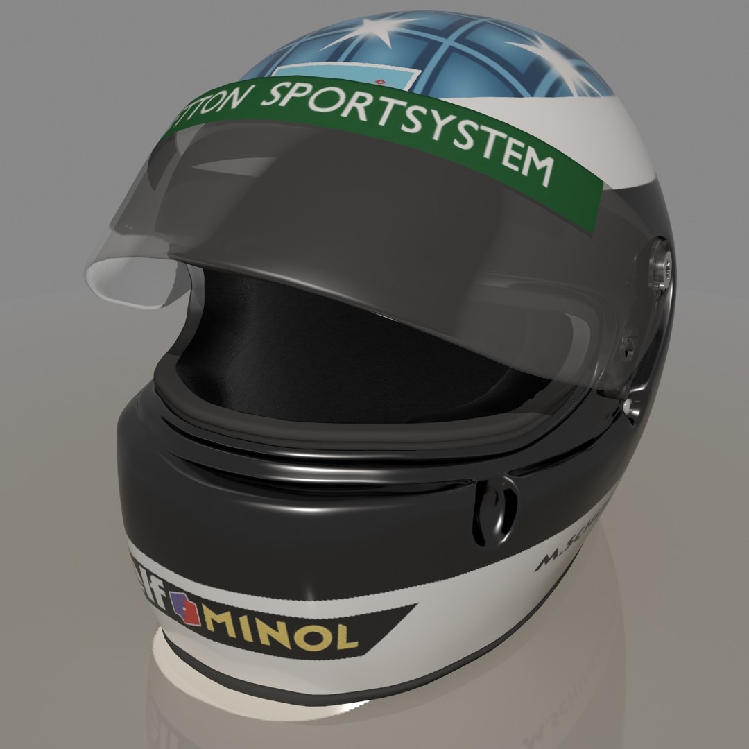 3ds max michael schumacher 1994 helmet https://p.turbosquid.com/ts-thumb/sD/ZOT7Ws/z4Eit9qW/schumacher8/jpg/1346932939/1920x1080/fit_q87/a06c30ede394a31bc1cc267e769231fc54d0a539/schumacher8.jpg