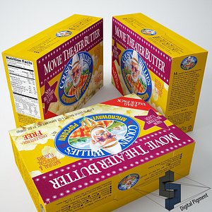 3d model cousin movie theater butter