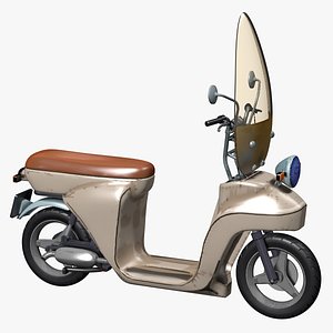 Scooter Motorcycle 3D model