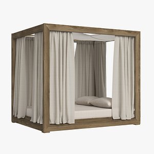 Canopy Bed 3D Models for Download | TurboSquid