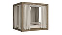 Restoration Hardware Costa Teak Canopy Daybed